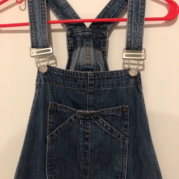 GAP Relaxed Denim Overalls Womens Medium - Picture 4 of 7